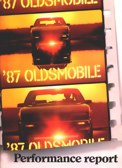 1987 Oldsmobile Peformance Report Cover